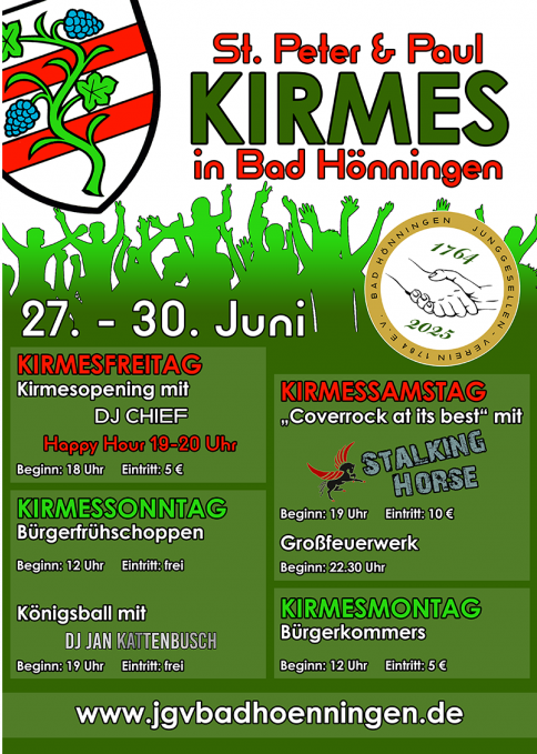 Junggesellenfest Bad Hönningen 2025